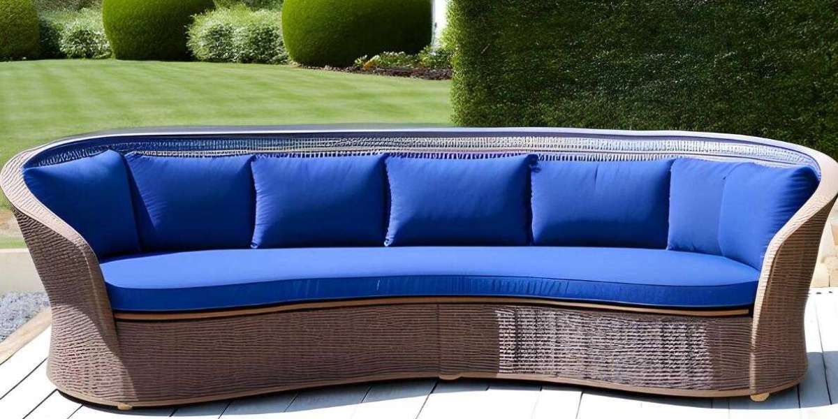 Choose the right color Curved Outdoor sofa for your patio