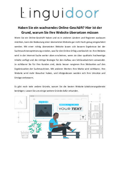 Haben Sie ein wachsendes Online-Geschäft? Hier ist der Grund, warum Sie Ihre Website übersetzen müssen