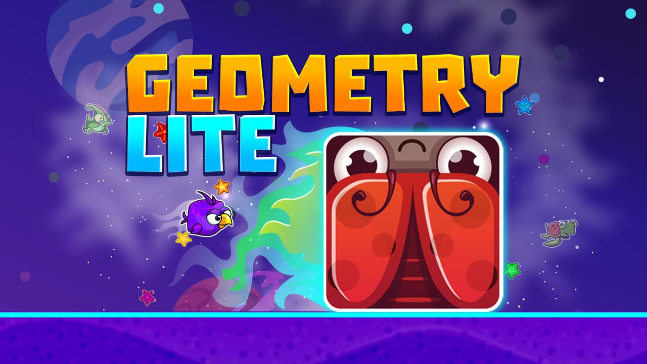 Geometry Lite - Aventura Geométrica! - Jogue no Game XD