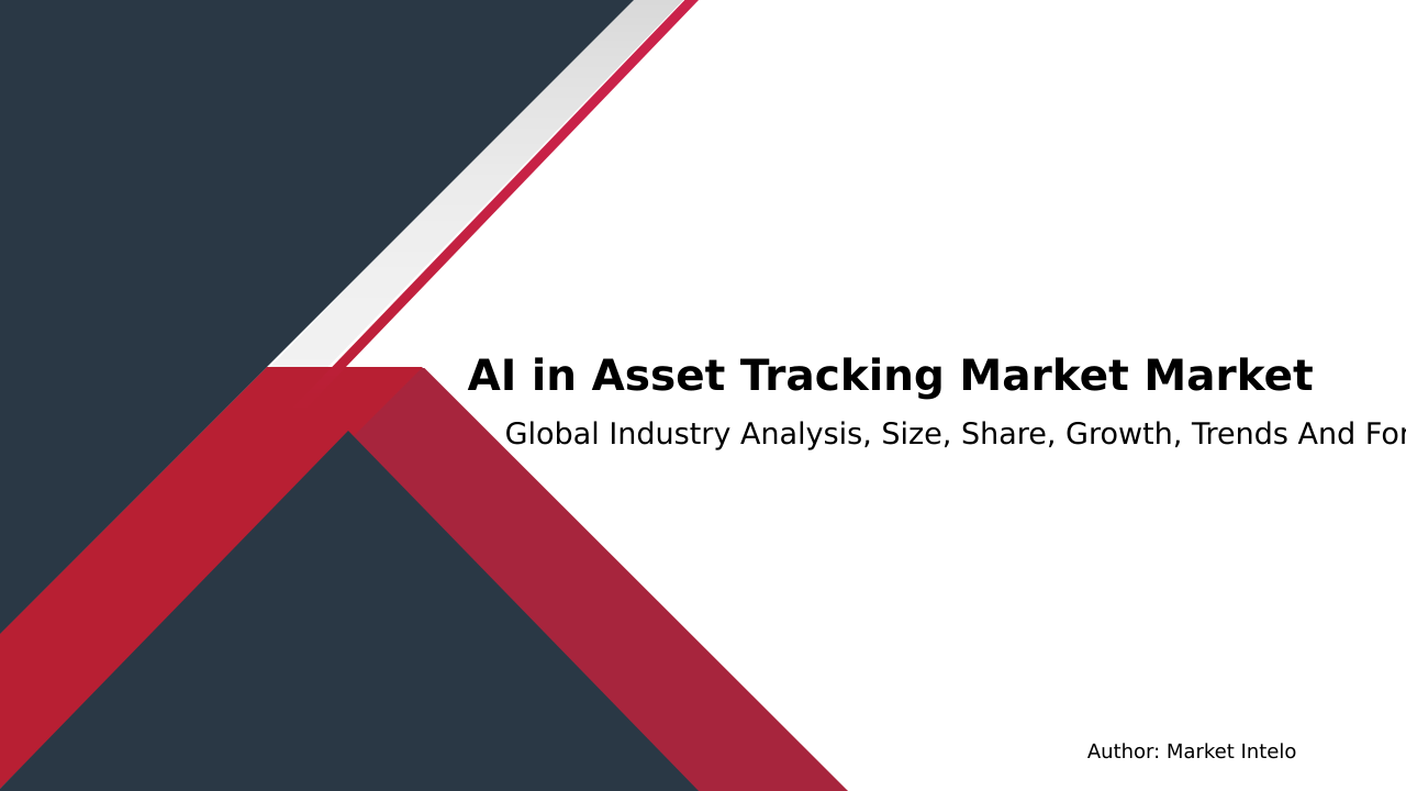 AI in Asset Tracking Market Research Report 2033