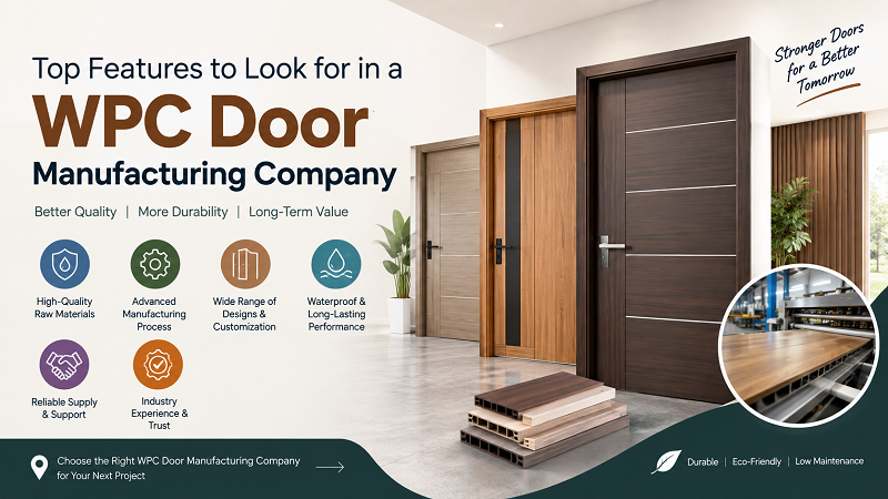 Top Features to Look for in a WPC Door Manufacturing Company – Lirco